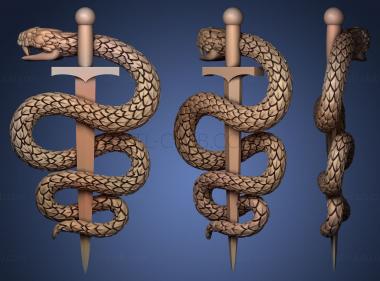 3D model snake (STL)